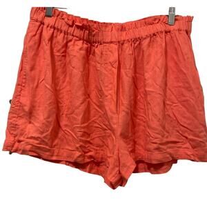 River Island Curve Edit City Elastic Waist Shorts with Side Pockets NWT Size 16